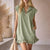 Sleeveless Double Pocket Dress with Pockets and Ruffle Hem Detail