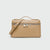 Simple Chic Textured Top Handle Handbag with Double-Zipper Closure