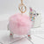 Soft & Cuddly Fluffy Fur Ball Alpaca Keychain Gift Idea