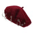 Decorative Punk Rock Style Metal Rings Winter Beret Hats