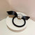 Camelia Flower with Pearl Hair Clips and Hair Ties