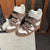 Thick-soled Urban Chic High-top Sneakers for Women