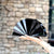 Solid Color Fan-Shaped Mini Clutch with Shiny Finish