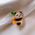 Adorable Rhinestone-embellished Panda-themed Brooches