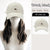 Women's Sporty-chic Baseball Cap with Curly Wave Hair Extensions