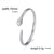 Stainless Steel Adjustable Snake-shaped Open Cuff Bracelets