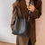 Women's Soft PU Leather Wide Strap Crossbody Shoulder Bags