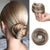 Easy to Wear Heat-Resistant Ring Hair Bun Hairstyle