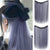 Straight Clip-In Hair Extensions with Inner-Color Highlights