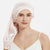Soft Silk Long Hair Cap with Adjustable Elastic Tie Band