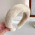 Stylish and Warm Thick Plush Faux Fur Headbands with Soft Padding