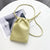 Portable Solid Color PU Leather Mobile Phone Wallet Cross-body Bags