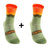 Two Pairs of Sport-Ready Breathable Outdoor Road Cycling Socks