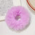 Colorful Fluffy Faux Fur Scrunchie Hair Tie for Women