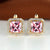 Chic and Subtle Square Cut Cubic Zirconia Earrings