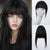 Natural Shades Clip-In Blunt Bangs Hair Extension for Women