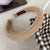 Women's Versatile Fashion Solid Color Plush Headbands