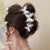 Whimsical Butterfly Hair Claws with Sparkling Rhinestones & Beads
