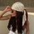 Polka Dot Print Square Head Scarf for Women’s Fashion Statement