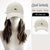 Women's Sporty-chic Baseball Cap with Curly Wave Hair Extensions