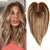 Straight Texture Clip-In Hair Toppers with Lace Base