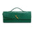 Snakeskin Pattern Top-Handle Long Purse Evening Handbag