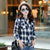 Winter Warmer Thick Plaid Long Sleeve Jackets for Women