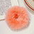 Colorful Fluffy Faux Fur Scrunchie Hair Tie for Women