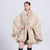 Luxurious Faux Fur Coat with Oversized Collar for Women