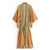 Women's Printed Long Kimono Robe with Belt for Stylish Lounge Wear