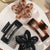 4Pcs Flower and Bow Motif Hair Claw Clips Set for Women