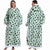 Festive Christmas Holiday Theme Oversized Hooded Blanket