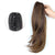18-inch Long Claw Clip-in Hair Extension with Wavy Texture