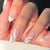 Reusable Press-on Nails with Classic White French Tip Design