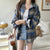 Women's Long Sleeve Collared Button Up Oversized Plaid Flannel Shirt