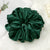 Solid Color Large Thick Satin Silk Elastic Hair Scrunchies