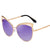 Stylish Retro Cat-Eye Design Metal Frame Mirror Sunglasses for Women