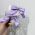 Sweet Fashion Pearl Chain Bow Hair Clips for Little Girls