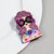 Women's Pop Art Style Floral Eyewear Fashion Brooch Pin