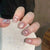 DIY-Friendly 24Pcs Short Square Fake Nails with Glue Set
