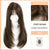 Trendy Korean-inspired Long Straight Hair Wigs with Bangs