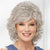 Medium-Length Layered Hair Wig with Soft Curls and Wispy Side Bangs