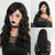 Long & Lush Curly Green Hair Wig with Bangs for Women
