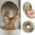 Easy to Wear Heat-Resistant Ring Hair Bun Hairstyle