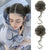 2-Piece Messy Bun with Tendrils Hair Extensions for Women