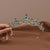 Multicolor Rhinestone Tiara Crown Headband Perfect for Special Events