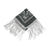 Paisley Bandana Embellished with Long Silver Rhinestone Fringe Tassels