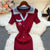 Flattering Fit Summer Chic Knitted Bodycon Dress for Women