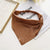 Elastic Flexible Satin Triangle Hair Scarf in Vibrant Colors