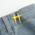 Adjustable and Detachable Metal Cross Star Jeans Waist Tightener